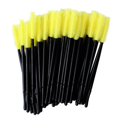 

50PCS Disposable Silicone Eyelash Mascara Wands Brushes Cosmetic Eyelash Extension Applicators