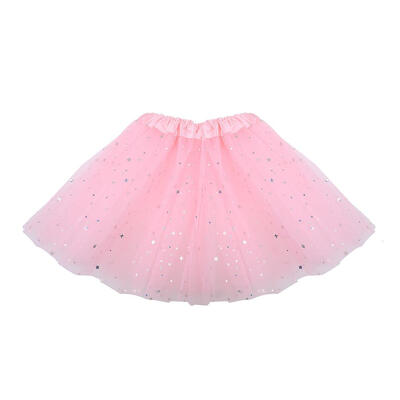 

Spring Fashion Children Girls Clothing Round Dot Sequins Dance Tutu Skirt