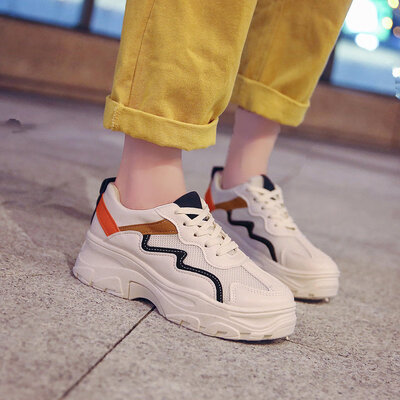 

Womens shoes in summer small white sports shoes womens casual net noodles breathable shoes single shoes fathers shoes