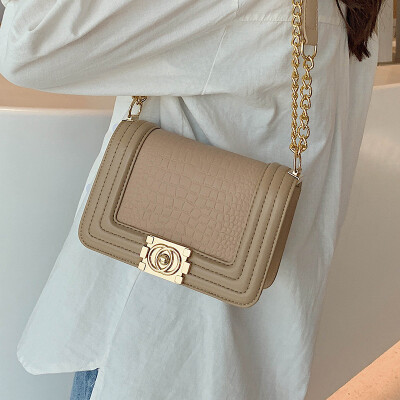 

Senior sense bag female bag 2019 new fashion shoulder bag ladies Messenger bag wild insyang gas chain bag