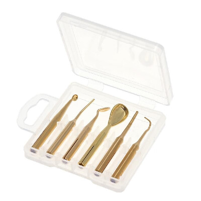 

6pcsset Wax Tip Pot for Dental Lab Electronic Waxer Wax Pen Pencil Dental Tools