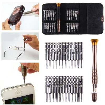 

25in1 Mini Screwdriver Bit Set Precision Tool Hex Torx Phillips For Laptop Watch