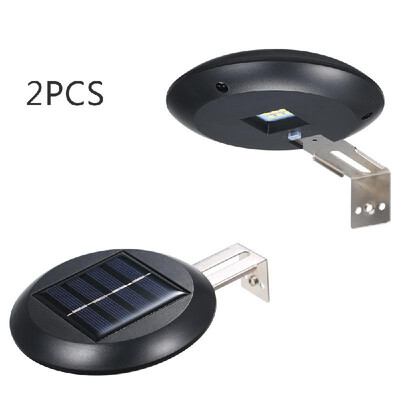 

9 LEDs Solar Powered Wall Lamp Outdoor Water-resistant Fence Light with Lighting Sensor for Garden Pathway Yard