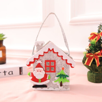 

FUNNYBUNNY Decorative Christmas BagsHoliday Fun Xmas Decor Decorations Bag Stockings Santa Snowman Reindeer