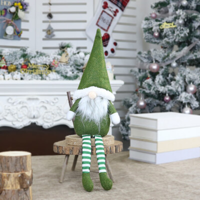 

Siaonvr Christmas Faceless Doll Santa Long Leg Plush Ornament Décor Kid Toy Gift