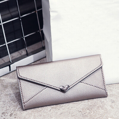 

Tailored Women Fashion Love Decoration Hasp Long Wallet Card Holder Billfold Purse BK