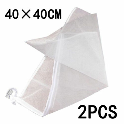 

2 Pcs Reusable Filter 200 Mesh Tea Coffee Juice Cheese Cloth Milk Strainer Bags