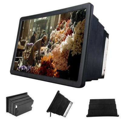 

3D Mobile Phone Screen Magnifier HD Video Amplifier for Smartphone Stand