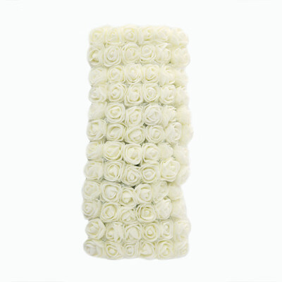

72Pcs Colorfast Foam Roses Artificial Flower Head Wedding Bride Party Home Decor