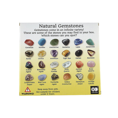 

New 20Pcs Natural Mineral Gemstone Rocks Healing Crystal Polished Science Stones Collection Supplies Valentines Day Present Gift
