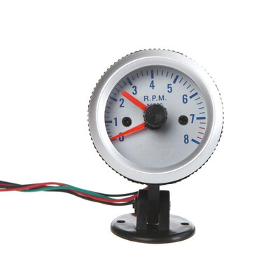 

Tachometer Tach Gauge with Holder Cup for Auto Car 2" 52mm 08000RPM Blue Light