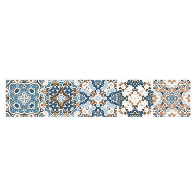 

European Retro Tiles Wall Stickers Self-adhesive Decal for Bedroom Decor
