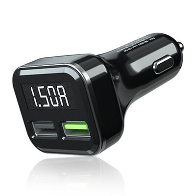 

Dual USB Car Charger QC 30 FCP Phone Fast Charger Adapter for iPhone 8 X