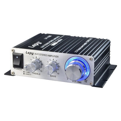 

Lepy LP-V3S 12V Mini Hi-Fi Stereo Digital Power Amplifier Car Audio Speaker W FM Radio Volume Control