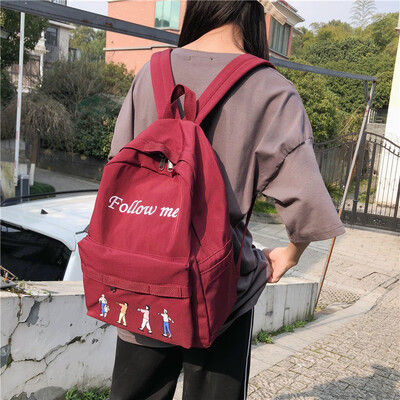 

The Simple Shoulder Backpack Korean Sen Sen Sen Sen Senior High School Students Japanese Junior High School