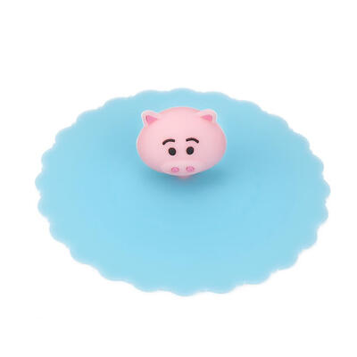

Cartoon Silicone Cup Cover Heat Resistant Sealed Cap Leakproof Cups Lid