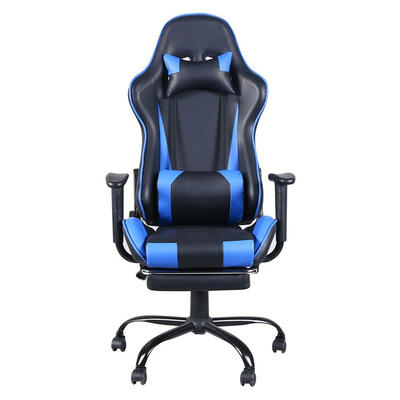 

High Back Swivel Chair Racing Gaming Chair Rotary Office Chair wFootrest