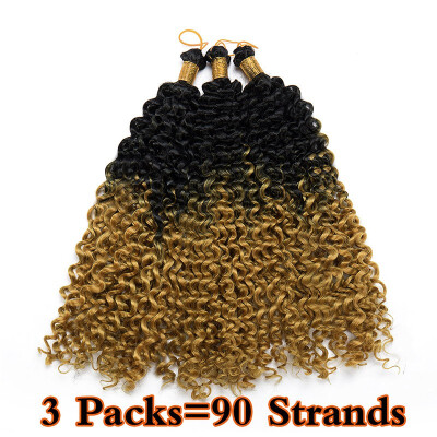 

3 Packs Afro MarleyBob Crochet Hair Marlibob Crochet Extension Kinky Curly Kinky Bundle Ombre Braidng Hair Extensions