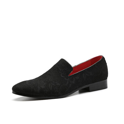 

Lazy shoes Chinese style embroidery tide shoes male hair stylist shoes