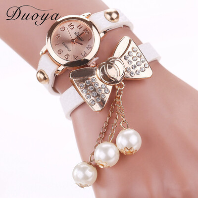 

Duoya around the circle table bow speed sale through the explosion ladies fashion casual bracelet watch