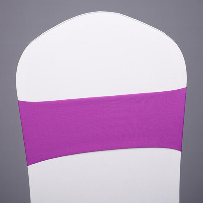 

Chair Sashes Bows Elastic Spandex Chair Sash Covers Bands for Wedding Banquet
