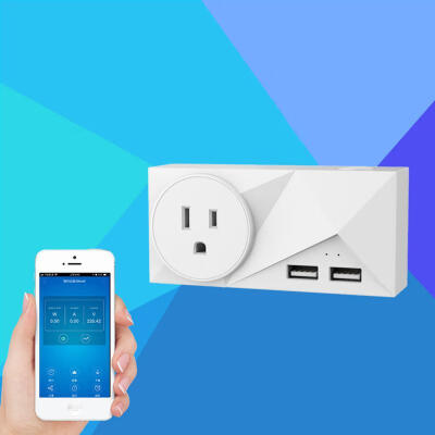 

Alexa Wifi Smart Socket 21A Wifi Socket Smart Home Wall Socket EUUSUK PlugUS Plug