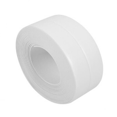 

Bath Kitchen Tool Waterproof Mouldproof Adhesive Wall Sink Basin Edge Trim Sealing Strip