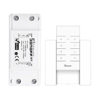 

SONOFF RF DIY WIFI Wireless Switch Socket Module With RM433 Remote Control And Base For Intelligent Home APP Remote Control