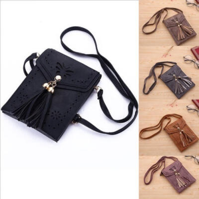 

Women Fashion Shoulder Bag Casual Street Tassel Cross Body Bags Wallet Shoulder Wrist Pouch Bag Coin Purse