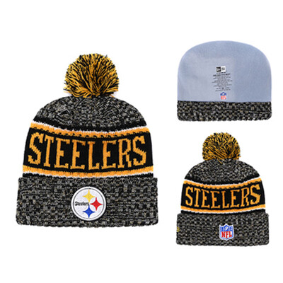 

NFL Football League Steelers Pittsburgh Steelers New Era New York Yihua Knitted Wool Baseball Cap