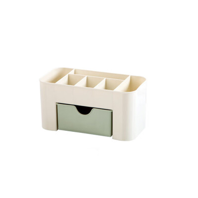 

Siaonvr Saving Space Desktop Comestics Makeup Storage Drawer Type Box