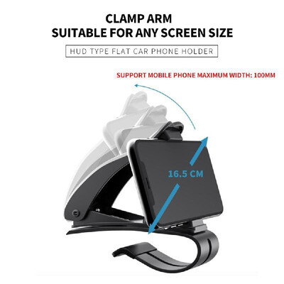 

Car Phone Holder Dashboard Phone Clip Holder Phone Mount
