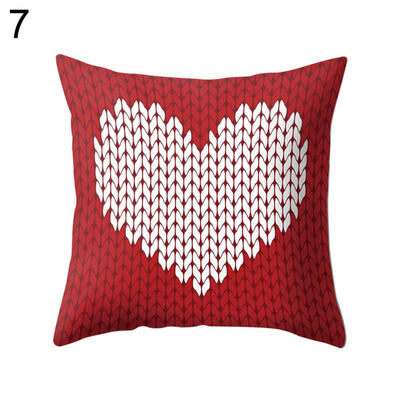 

Romantic Love You Heart Pillow Case Cushion Cover Sofa Bed Car Cafe Office Decor