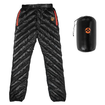 

White Goose Down Pants Thermal Waterproof Down Trousers for Outdoor Travelling Mountaineering Camping