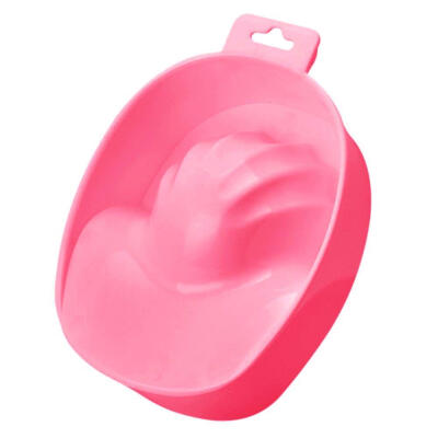 

1pc Nail Art Hand Wash Remover Soak Plastic Bowl Nail Bath Manicure Tool