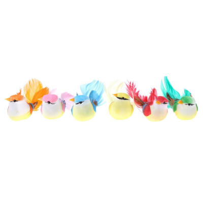 

12pcs Decorative Doves Artificial Foam Feather Simulation Craft Birds Decor