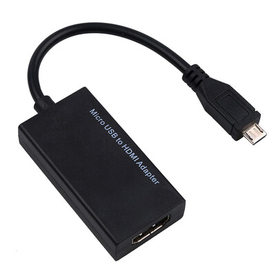 

Micro USB to HD Adapter S2 5P HDTV to HD Line Adapter Cable Replacement for HDTV Projector Tablet