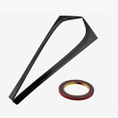 

Accessories Spoilers Plastic Black Painted Rear Spoiler Wings Car Styling 2pcs