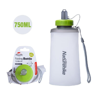 

750ML 500ML Collapsible Water Bottle Anti-bacterial Hydration Soft Bottle Wide Mouth Water Container Sports Bottle