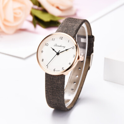 

RM Sleek Minimalist Shell Print Monochrome Watch Leather With Strap Ladies Watch