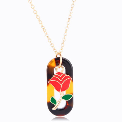 

Women Individuality Fashion Pendant Necklace Fruits Plants Serious Trendy Jewelry Female Party Necklace Personality Sales