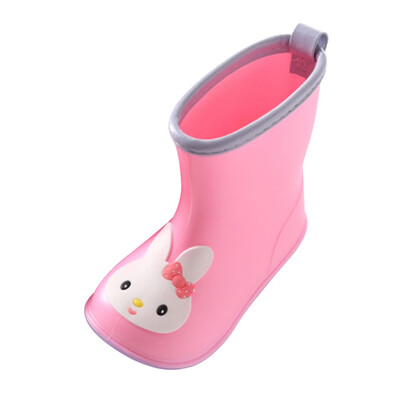 

Infant Kids Children Baby Boys Girls Cartoon Rubber Waterproof Boots Rain Shoes