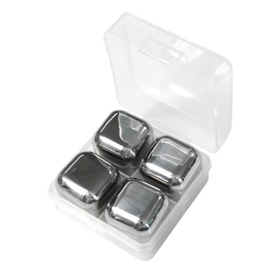 

468Pcs Stainless Steel Whisky Ice Cube Magic Wine Beer Cooler Bar KTV Supplies