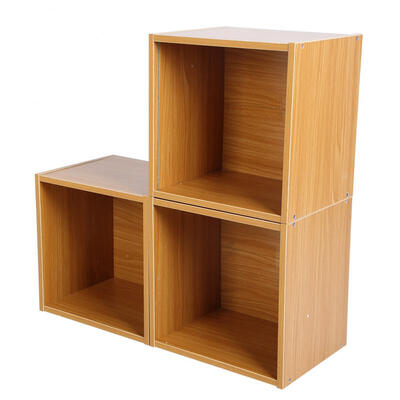 

Greensen 3 Cube Combinable Closet Organizer Storage Bookcase Bookshelf Cabinets Bins Shelving Furniture