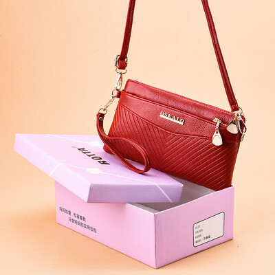 

Middle-aged mother womens bag Korean Messenger bag soft leather small elderly satchel shopping bag shoulder bag