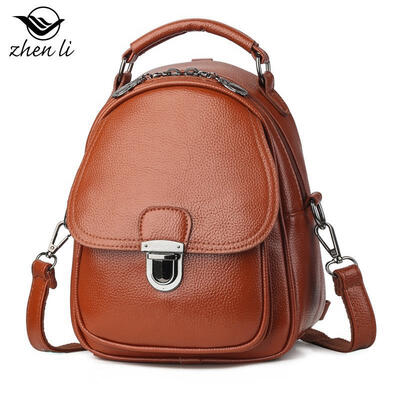 

Spring new European&American style PU handbags shell car sewing stitch backpack