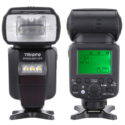 

TRIOPO L870 GN58 Automatic Manual Zoom i-TTL E-TTL Master Slave Speedlite Light Flash HSS 18000s for Canon EOS 760D 750D 7D2 5D3