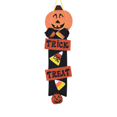 

Toponeto Halloween Non-woven Door Hanging Decor Haunted House Bat Home Party Decor