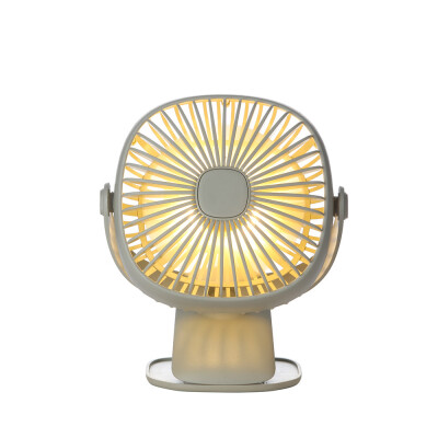 

〖Follure〗Protable Fan USB Mini Electric Fan Night light Table Fan 3-Speed Wind Adjustable