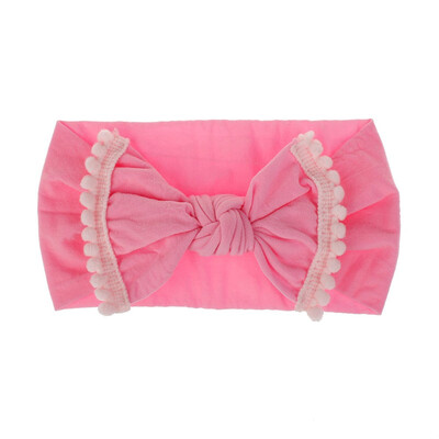 

SUNSIOM Soft Baby Girls Kids Toddler Bow Hairband Headband Turban Big Knot Head-Wrap